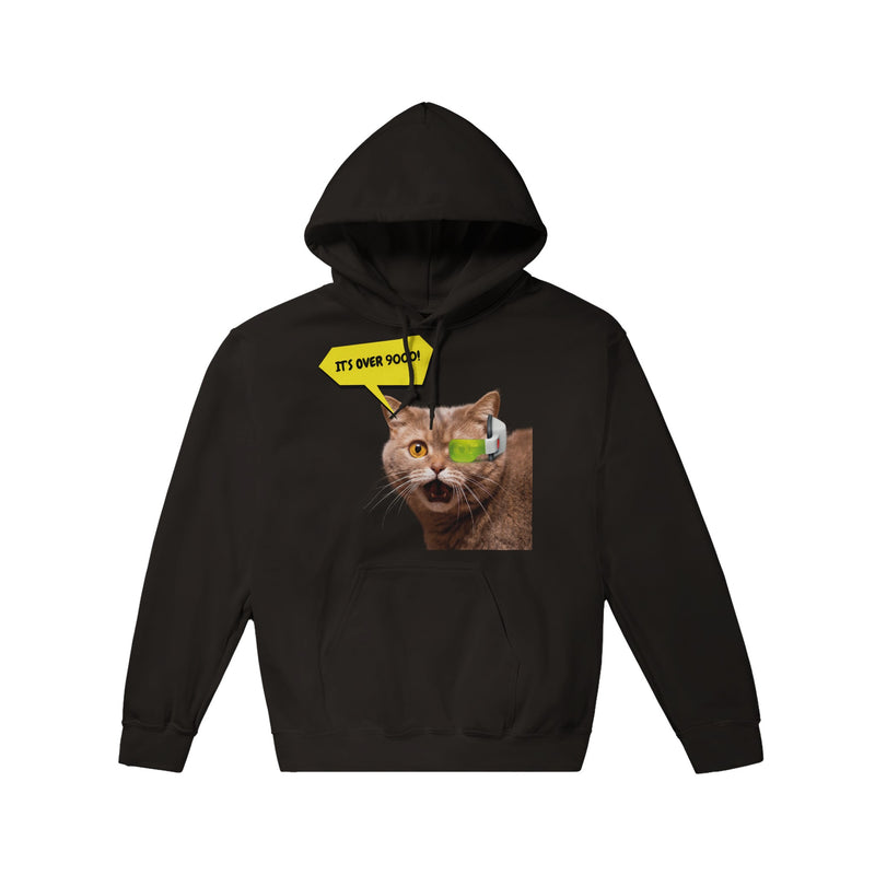 Sudadera con Capucha Unisex Estampado de Gato "9000 Miaus" Michilandia