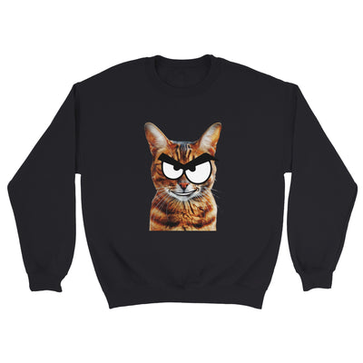 Sudadera Unisex Estampado de Gato "Bengala Malicioso" Michilandia