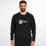 Sudadera Deportiva unisex estampado de gato "Desinterés Felino" Subliminator