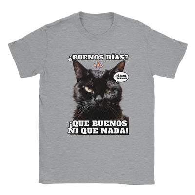 Camiseta unisex estampado de gato "Amanecer Hostil" Michilandia | La tienda online de los amantes de gatos