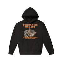 Sudadera con Capucha Unisex Estampado de Gato "Vida de Miau" Michilandia | La tienda online de los fans de gatos