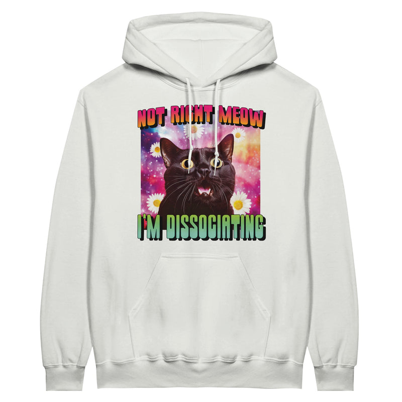 Sudadera con Capucha Unisex Estampado de Gato "Momento de Distancia" Michilandia