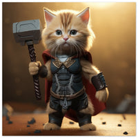 Póster de gato "Michi Thor" Gelato
