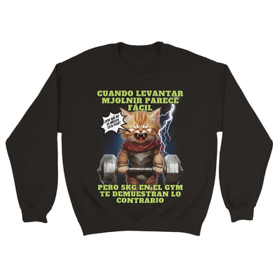 Sudadera Unisex Estampado de Gato 