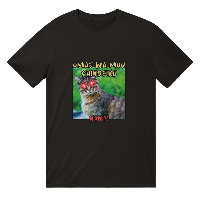 Camiseta unisex estampado de gato "Hokuto no Meme" Michilandia | La tienda online de los amantes de gatos