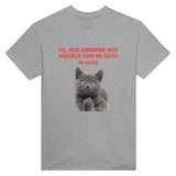 Camiseta Unisex Estampado de Gato "Desafío Gatuno" Michilandia | La tienda online de los fans de gatos