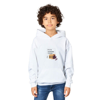 Sudadera con capucha júnior estampado de gato 