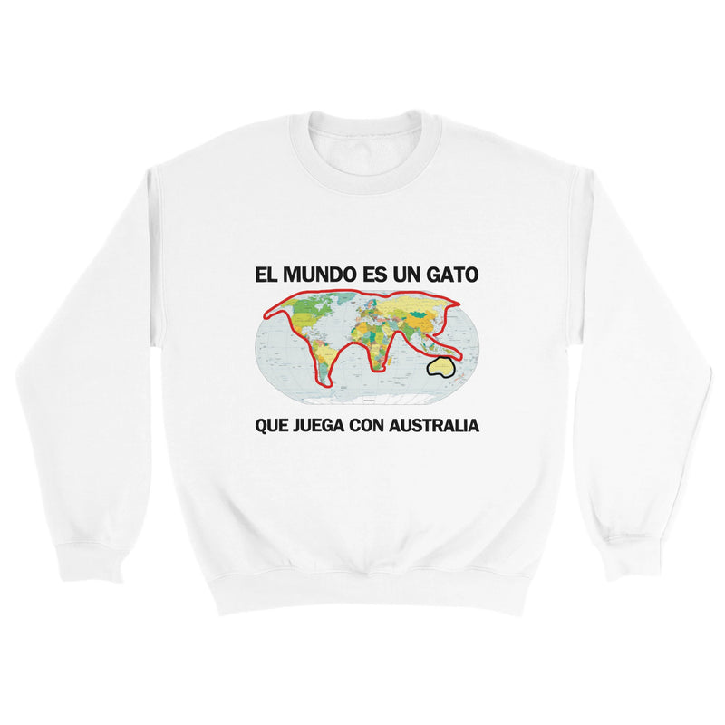 Sudadera de cuello redondo unisex clásica Michilandia | La tienda online de los fans de gatos