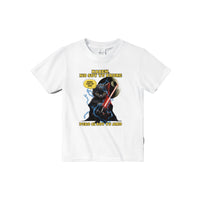 Camiseta júnior unisex estampado de gato "Darth Miau" Michilandia | La tienda online de los amantes de gatos