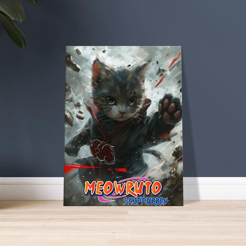 Lienzo de gato "Garras de Akatsuki" Michilandia | La tienda online de los fans de gatos