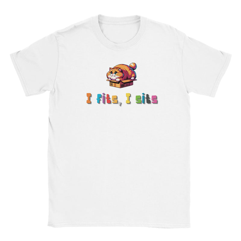 Camiseta Junior Unisex Estampado de Gato "Miau Apretado" Michilandia | La tienda online de los fans de gatos