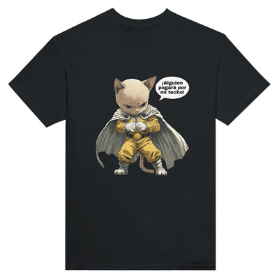 Camiseta Unisex Estampado de Gato 