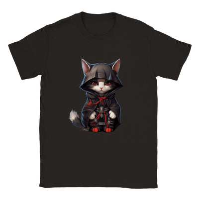 Camiseta unisex estampado de gato 