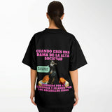 Camiseta de fútbol unisex estampado de gato "Dama Felina" Subliminator