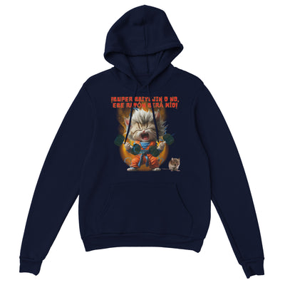 Sudadera con Capucha Unisex Estampado de Gato "Fuerza Felina Saiyajin" Michilandia | La tienda online de los fans de gatos