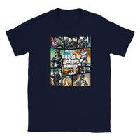 Camiseta Junior Unisex Estampado de Gato "Grand Theft Catnip" Michilandia | La tienda online de los fans de gatos