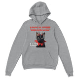 Sudadera con Capucha Unisex Estampado de Gato "Semana no muy Santa" Michilandia | La tienda online de los fans de gatos