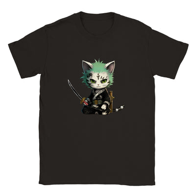 Camiseta unisex estampado de gato 