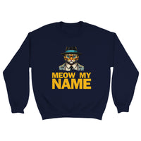 Sudadera Unisex Estampado de Gato "Gato Heisenberg" Michilandia | La tienda online de los fans de gatos