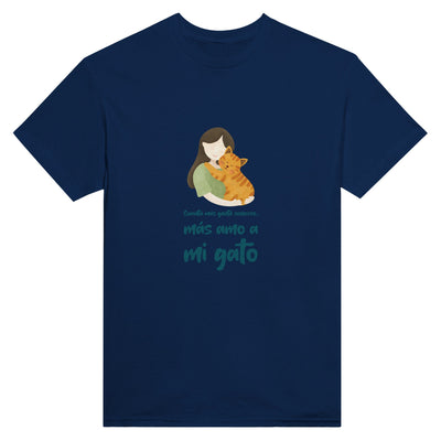 Camiseta Unisex Estampado de Gato "Amor Gatuno" Michilandia