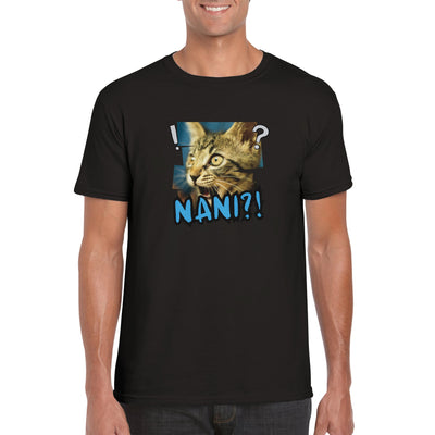 Camiseta Unisex Estampado de Gato 