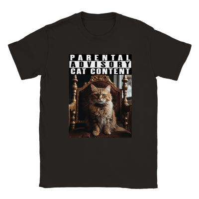 Camiseta unisex estampado de gato 