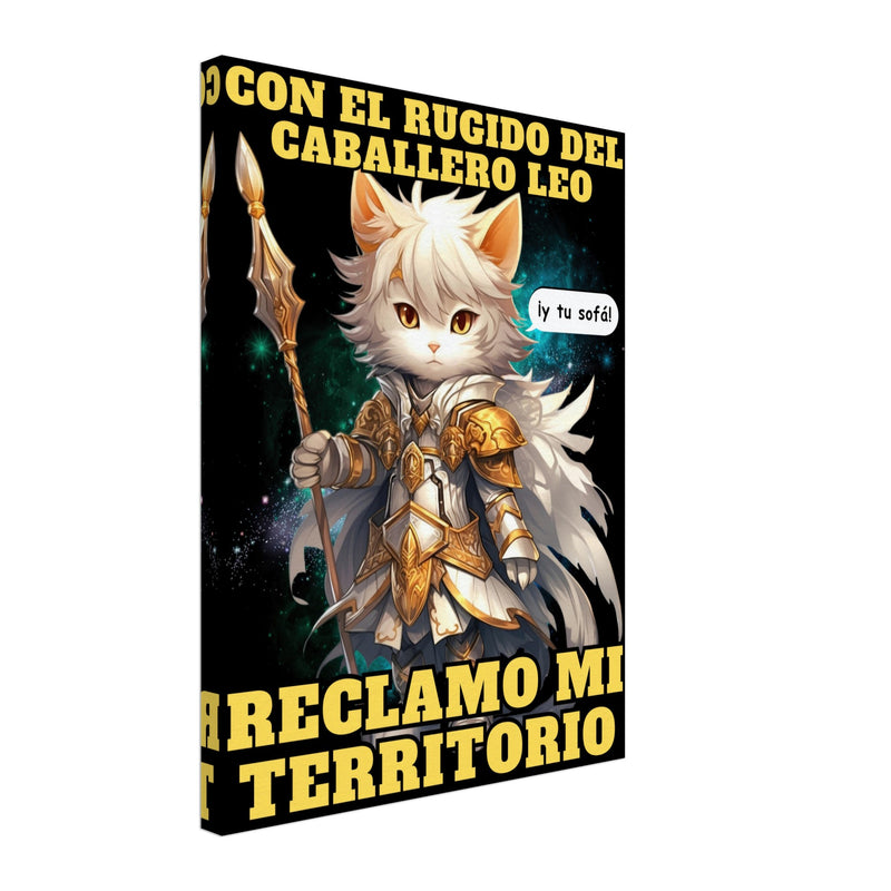 Lienzo de Gato "Caballero del Sofá" Michilandia | La tienda online de los amantes de gatos