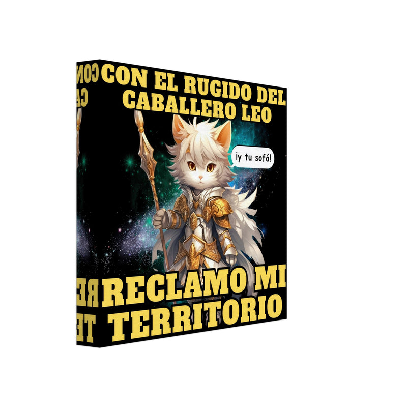 Lienzo de Gato "Caballero del Sofá" Michilandia | La tienda online de los amantes de gatos