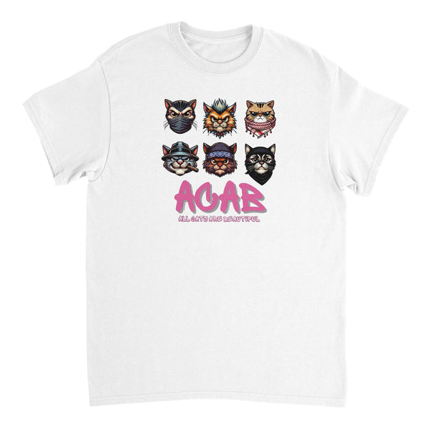 Camiseta Unisex Estampado de Gato "Michis Anarquistas" Michilandia | La tienda online de los fans de gatos