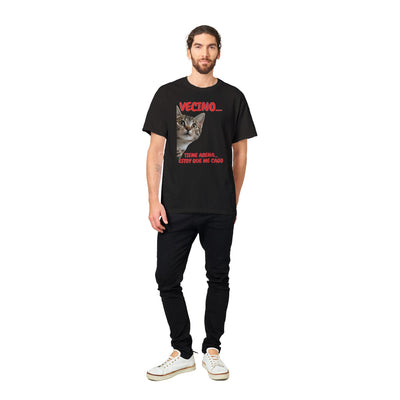 Camiseta Unisex Estampado de Gato "Emergencia Felina" Michilandia | La tienda online de los fans de gatos