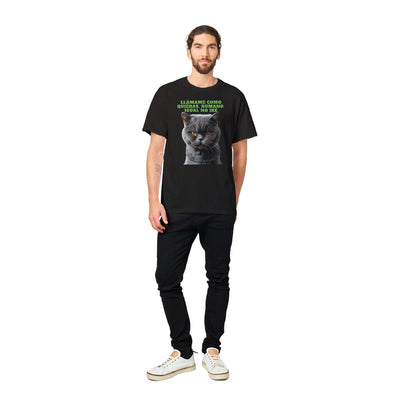 Camiseta Unisex Estampado de Gato "Actitud Miau" Michilandia | La tienda online de los fans de gatos