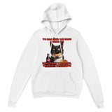 Sudadera con Capucha Unisex Estampado de Gato "Masticar y Tragar" Michilandia | La tienda online de los fans de gatos