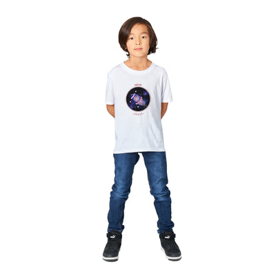 Camiseta Junior Unisex Estampado de Gato "Necesito Mi Espacio" Michilandia