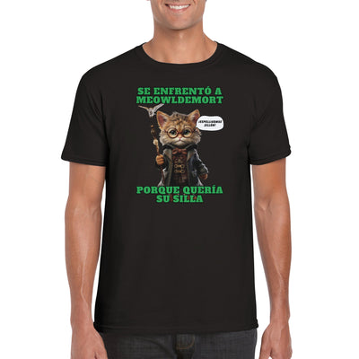 Camiseta unisex estampado de gato 