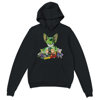 Sudadera con Capucha Unisex Estampado de Gato "Guerreros Peludos Z" Michilandia | La tienda online de los fans de gatos