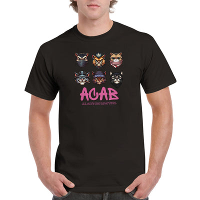 Camiseta Unisex Estampado de Gato 