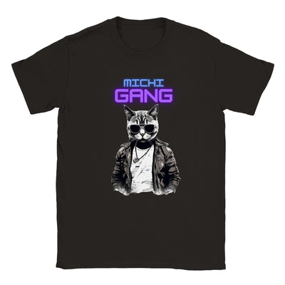 Camiseta unisex estampado de gato 