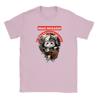 Camiseta júnior unisex "Miau Musashi" Gelato