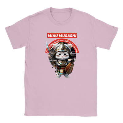 Camiseta júnior unisex "Miau Musashi" Gelato