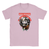 Camiseta júnior unisex "Miau Musashi"