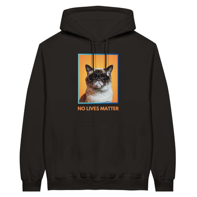 Sudadera con Capucha Unisex Estampado de Gato 