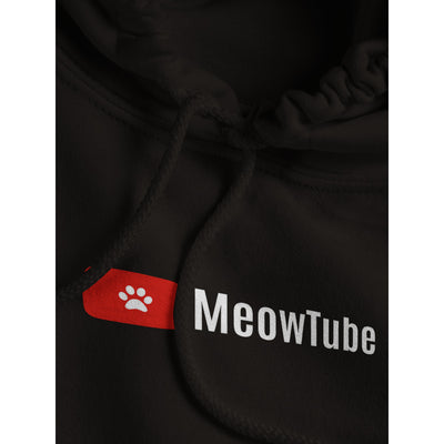 Sudadera con Capucha Unisex Estampado de Gato "MeowTube" Michilandia | La tienda online de los fans de gatos