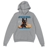 Sudadera con Capucha Unisex Estampado de Gato "Capa y Travesuras" Michilandia | La tienda online de los fans de gatos