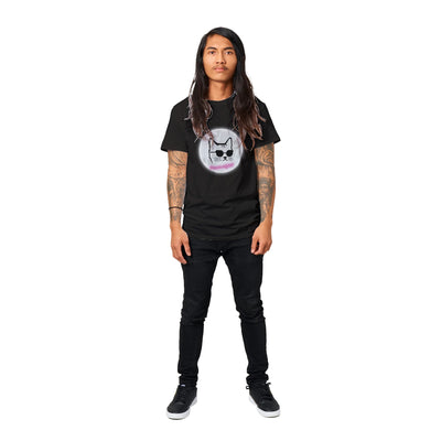 Camiseta Unisex Estampado de Gato "Puurr Night" Michilandia | La tienda online de los fans de gatos