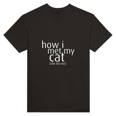 Camiseta Unisex Estampado de Gato 