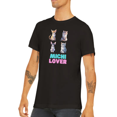 Camiseta unisex estampado de gato 