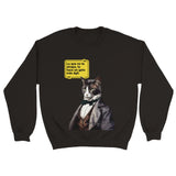 Sudadera unisex estampado de gato "Friedrich Michi Nietzsche" Michilandia | La tienda online de los amantes de gatos