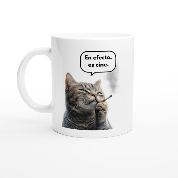 Taza con Impresión de Gato "Escena Maestra"