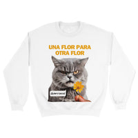 Sudadera Unisex Estampado de Gato "Antojos Felinos" Michilandia | La tienda online de los fans de gatos