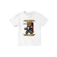 Camiseta Junior Unisex Estampado de Gato "Guardián del Arenero" Michilandia | La tienda online de los fans de gatos